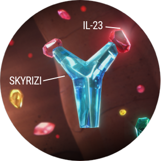 SKYRIZI targeting IL-23 protein