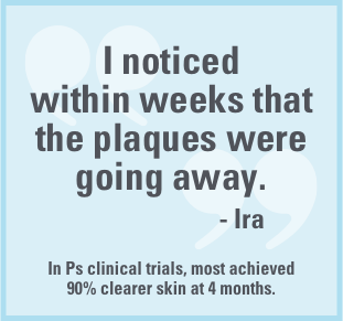 “I noticed within weeks that plaques were going away” -Ira