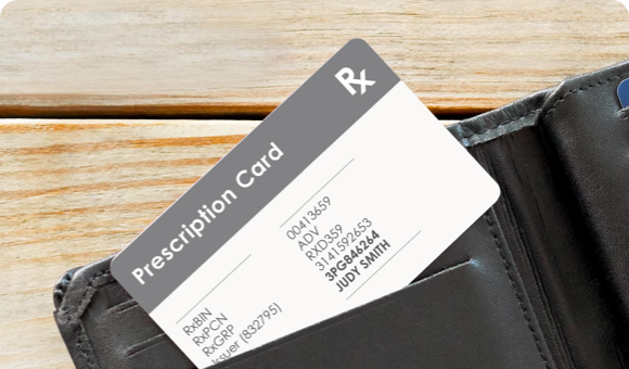 Prescription Card in Wallet